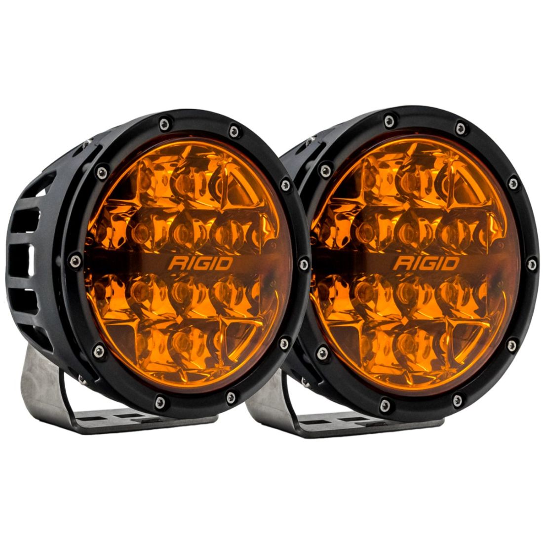 360-SERIES 6 INCH SPOT AMBER PRO PAIR