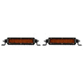 SR-SERIES 6 INCH SAE FOG LIGHTS AMBER PRO PAIR