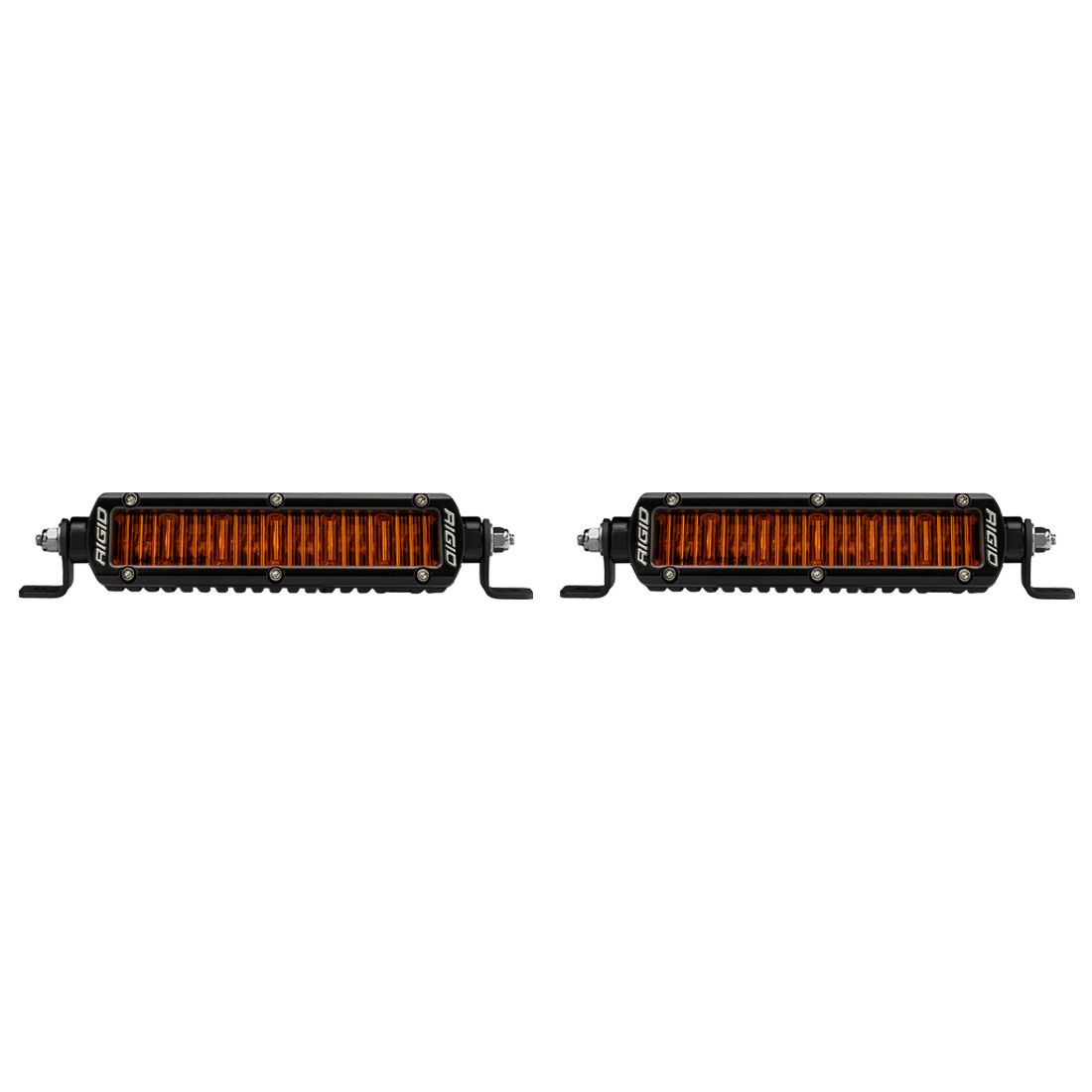 SR-SERIES 6 INCH SAE FOG LIGHTS AMBER PRO PAIR