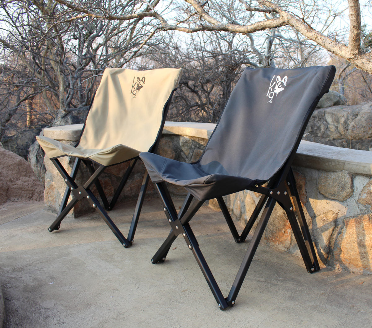 Eezi-Awn Camping Fold a Chair - Grey Color